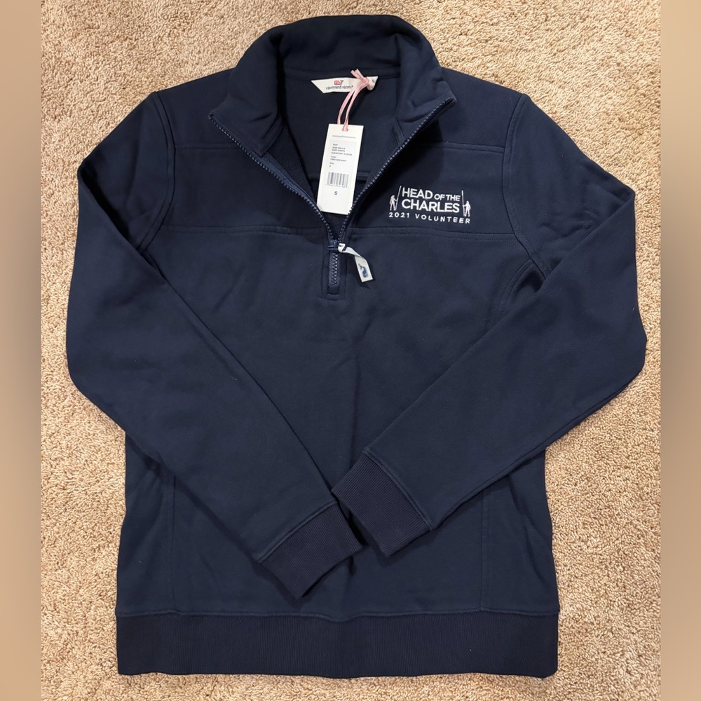 Vineyard Vines Navy Volunteer Half-Zip